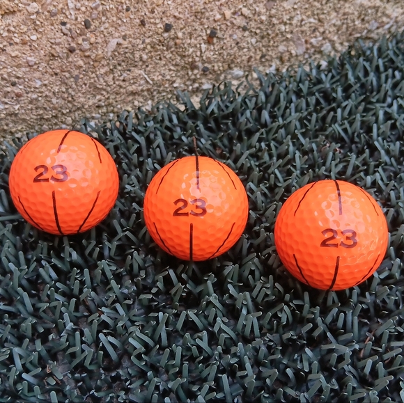 Michael Jordan Golf Balls #23 Orange - Never Hit